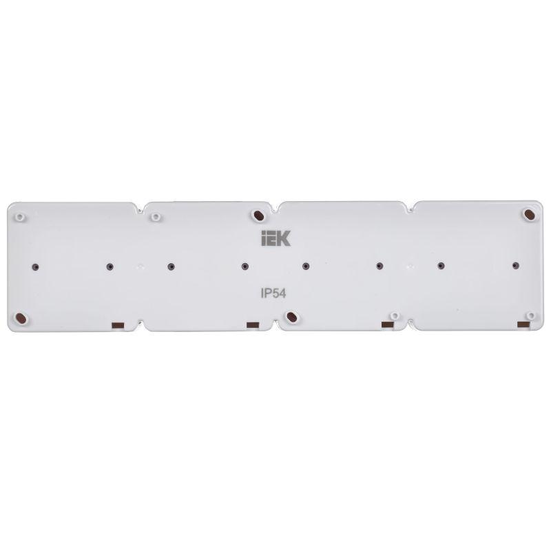 Розетка 4-м ОП Гермес Plus РСб24-3-ГПБб 16А IP54 с заземл. с крышкой бел. IEK ERMP42-K01-16-54-EC