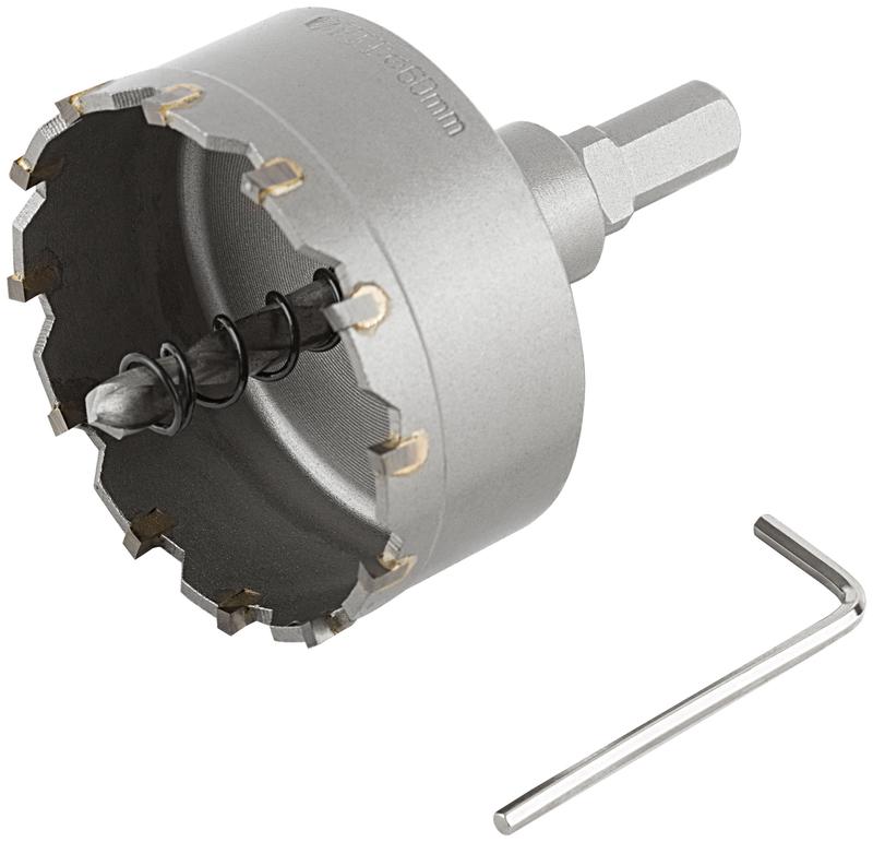 Коронка кольцевая с карбидными вставками профи (для отверстий в нержавеющей стали) 60мм FIT 36852