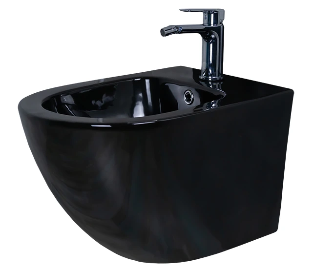 Биде подвесное Gid BDP-96BL 21102 черная глянцевая 48x37x32.5