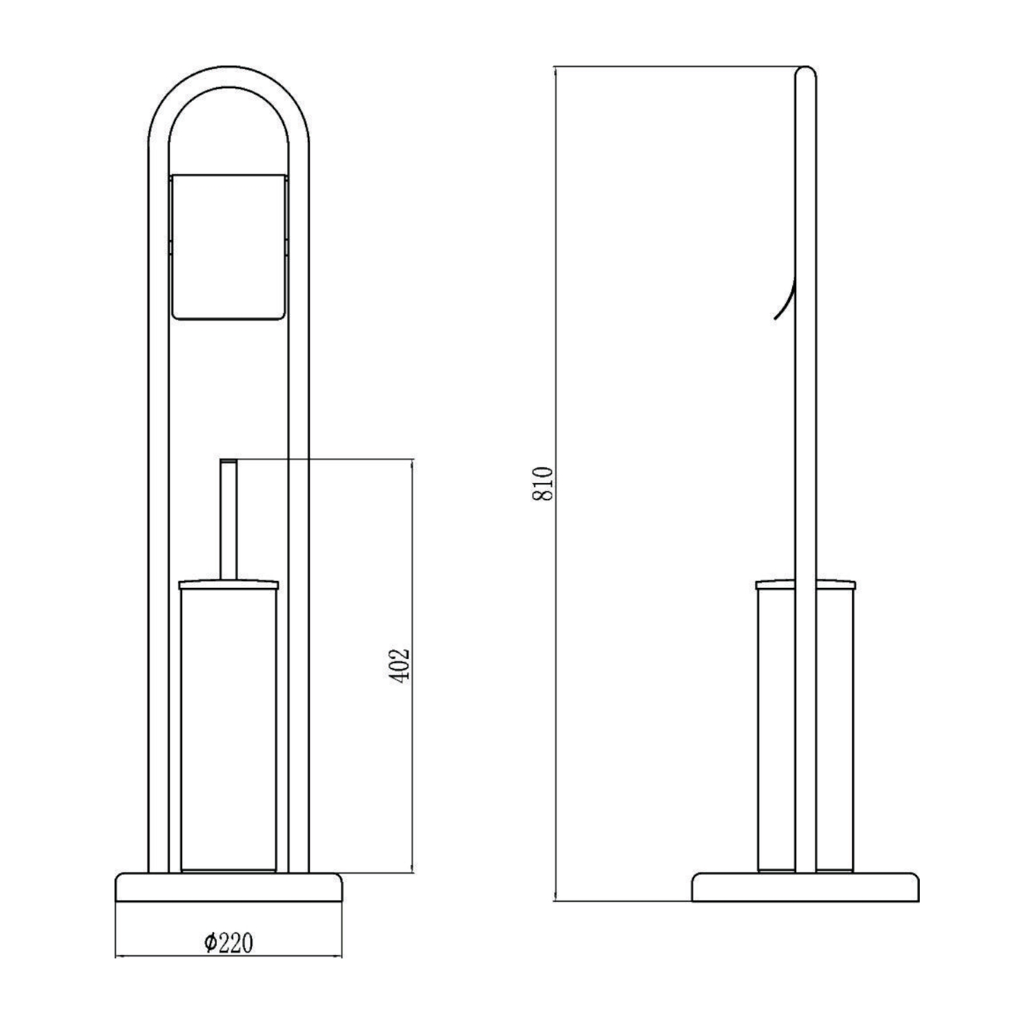 Напольная стойка Savol S-C0Y708, бронза
