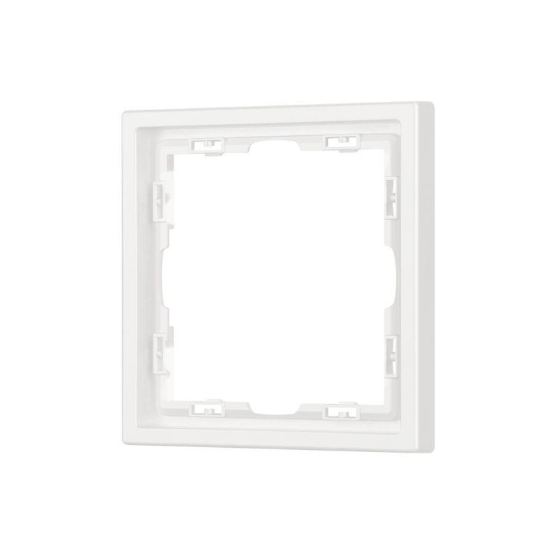 Рамка пластиковая FRM-NOBE-SFPL-1-WH Arlight 054211