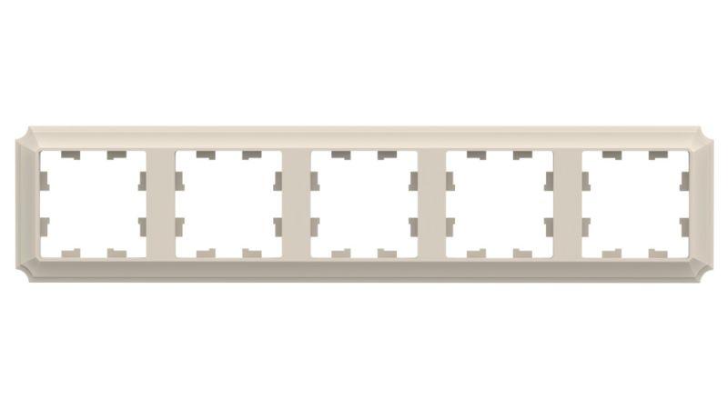 Рамка 5-м AtlasDesign Antique универс. беж. SE ATN100205