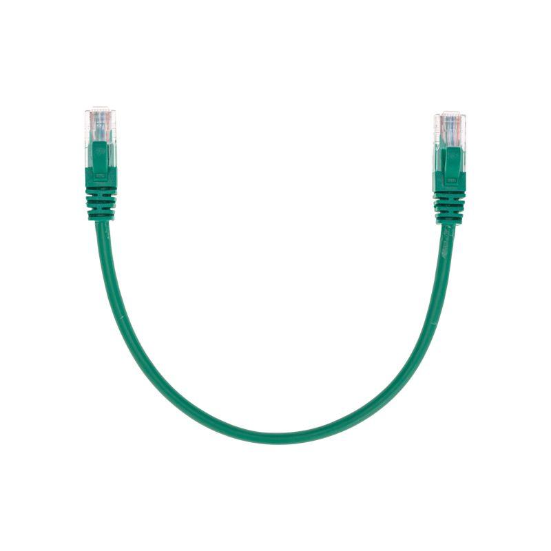 Патч-корд U/UTP CAT 5e RJ45-RJ45 26AWG LSZH зел. 0.3м Rexant 02-0106-03