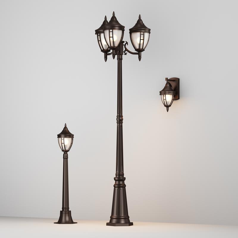 Светильник Rivoli 1х60Вт E27 IP44 ландшафтный Maytoni O026FL-01B