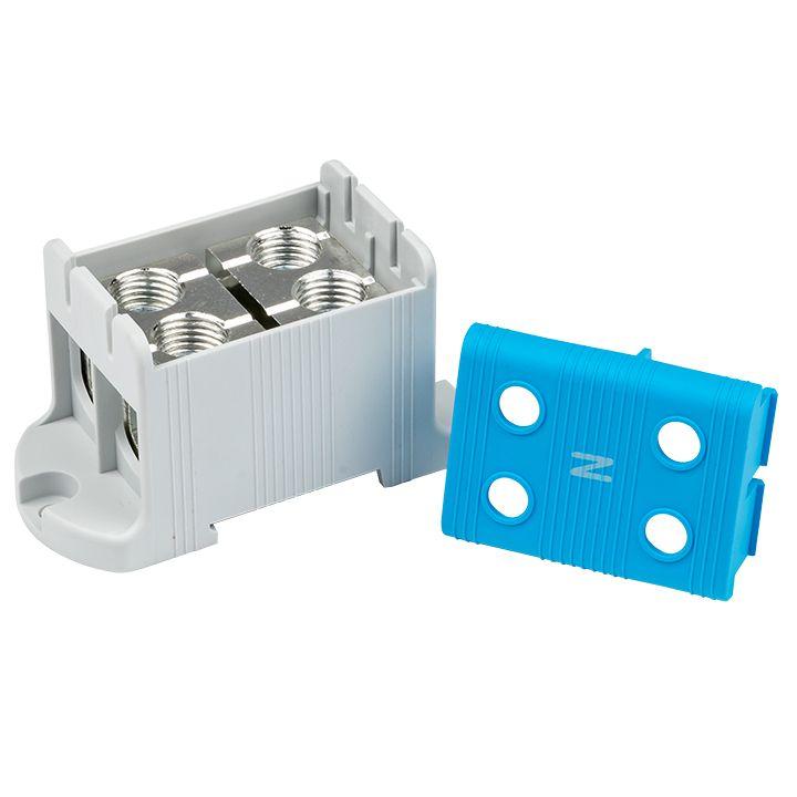 Клемма силовая вводная двойн. КСВ 16-95кв.мм син. EKF plc-kvs2-16-95-blue