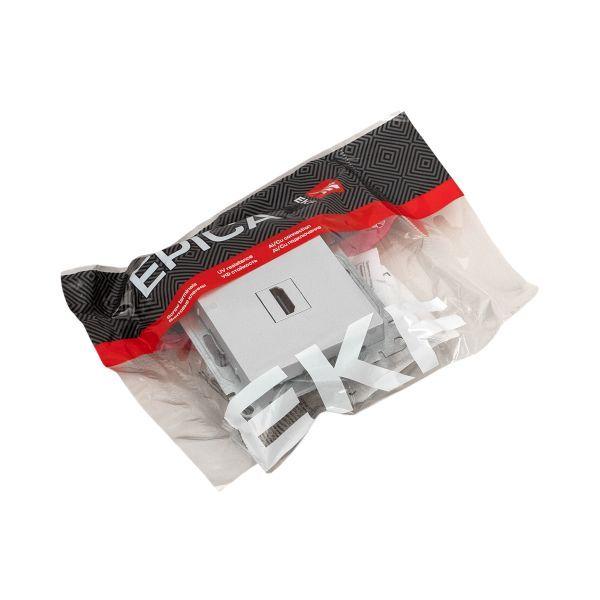 Розетка СП Эпика HDMI механизм алюм. EKF UP1-SOA-HDMI