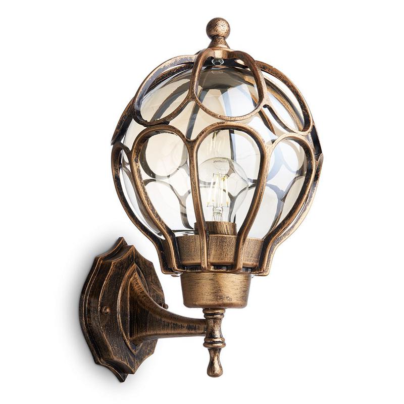 Светильник садово-парковый 60Вт 230В E27 IP44 черн. зол. PL3801 FERON 11350