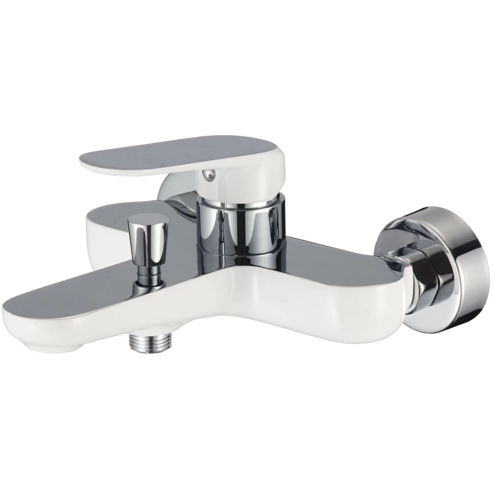 Смеситель для ванны Savol SK-H6101, хром/белый