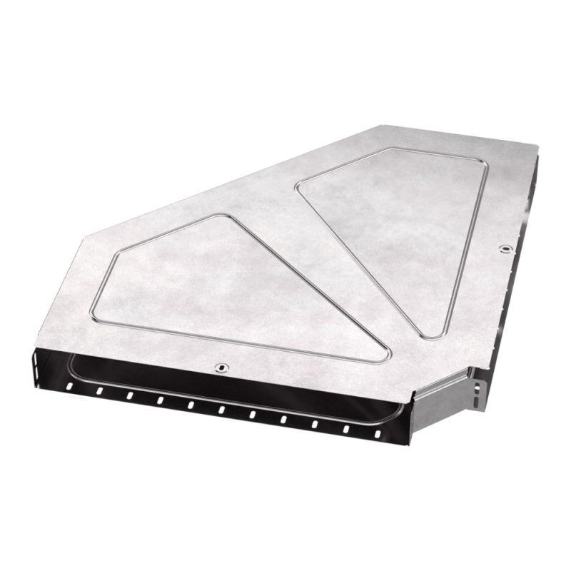 Угол горизонтальный внутренний 90град. 600х80 с крышкой Стандарт Промрукав PR16.0629