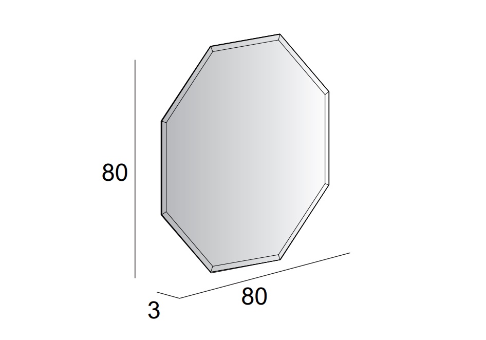 Зеркало CEZARES 45079