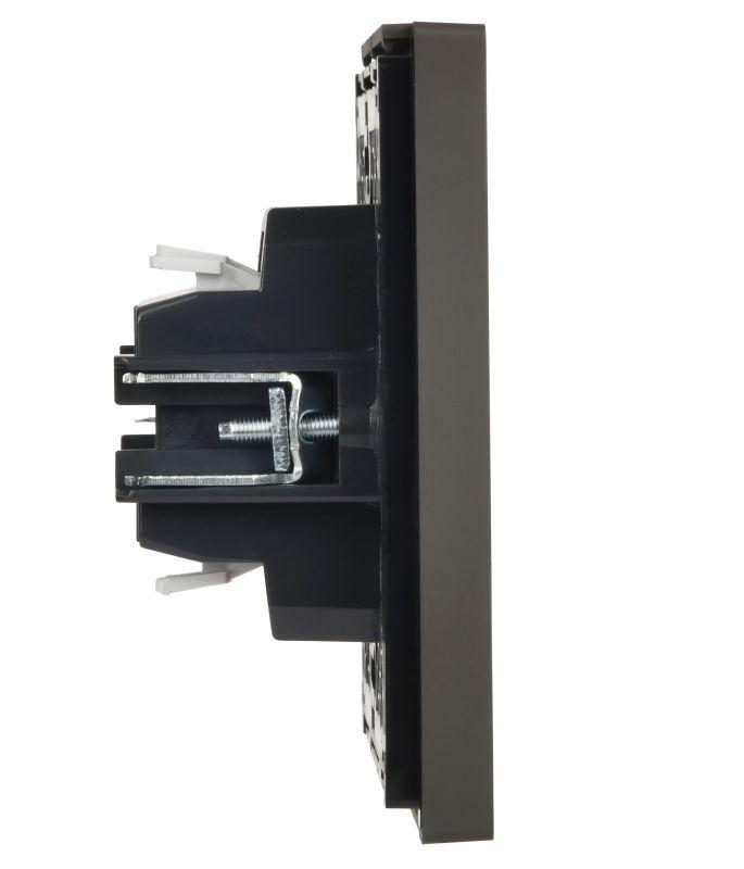 Выключатель 1-кл. FORTE&PIANO 10А FP310 с самовозвратом сер. IEK FP-V14-0-10-1-K03