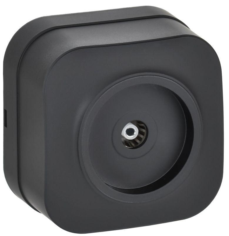 Розетка телевизионная TV 1-м ОП GLORY РТВ20-ХЧм черн. матов. IEK EAH10-K02M