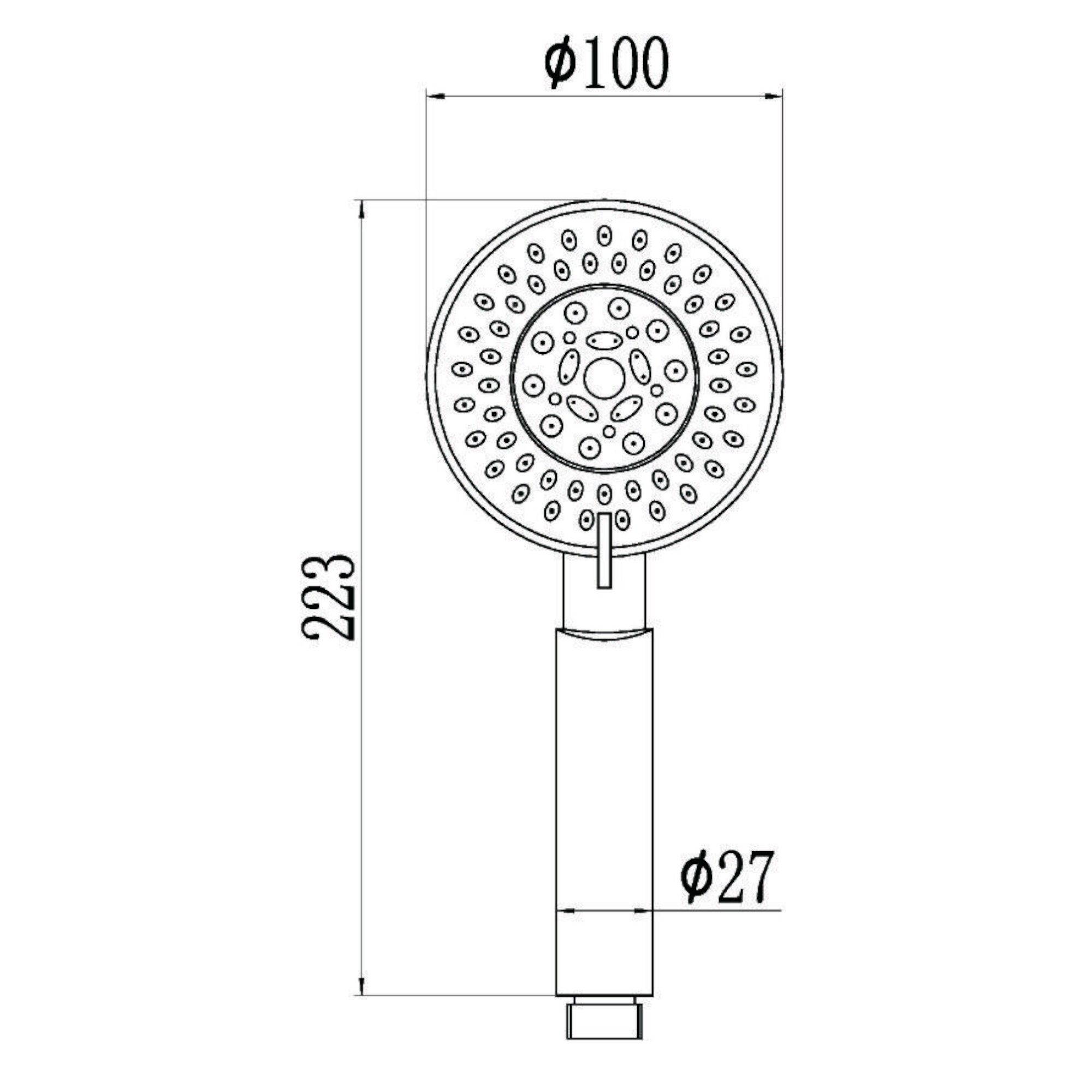 Душевая лейка Savol S-OPA003, хром