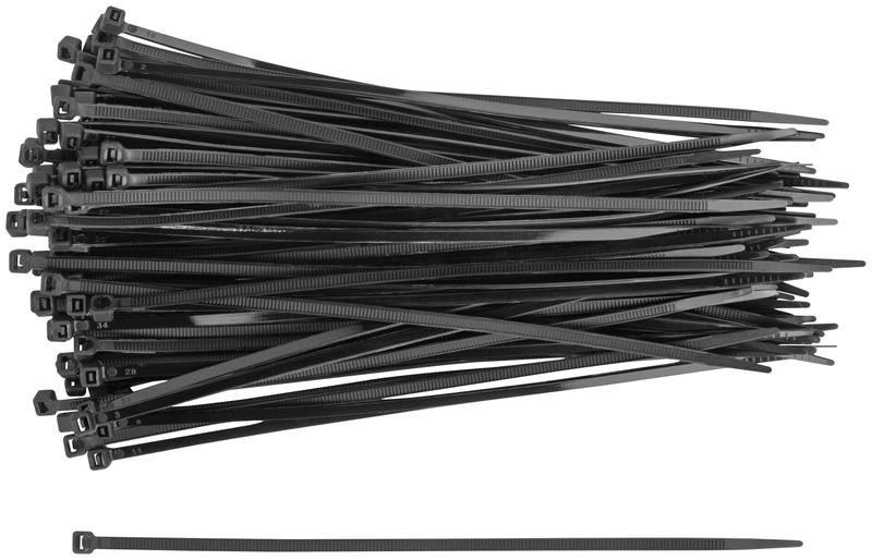 Хомут для проводов 200х3.6мм нейлон. черн. (уп.100шт) FIT 60393