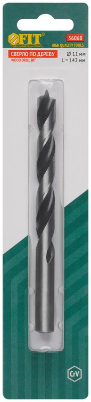 Сверло по дереву CrV Профи 11мм FIT 36068