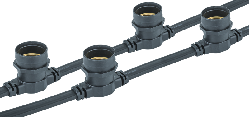 Гирлянда "Белт Лайт" 93 662 NGF-001-02 40 10м E27 черн. Navigator 93662