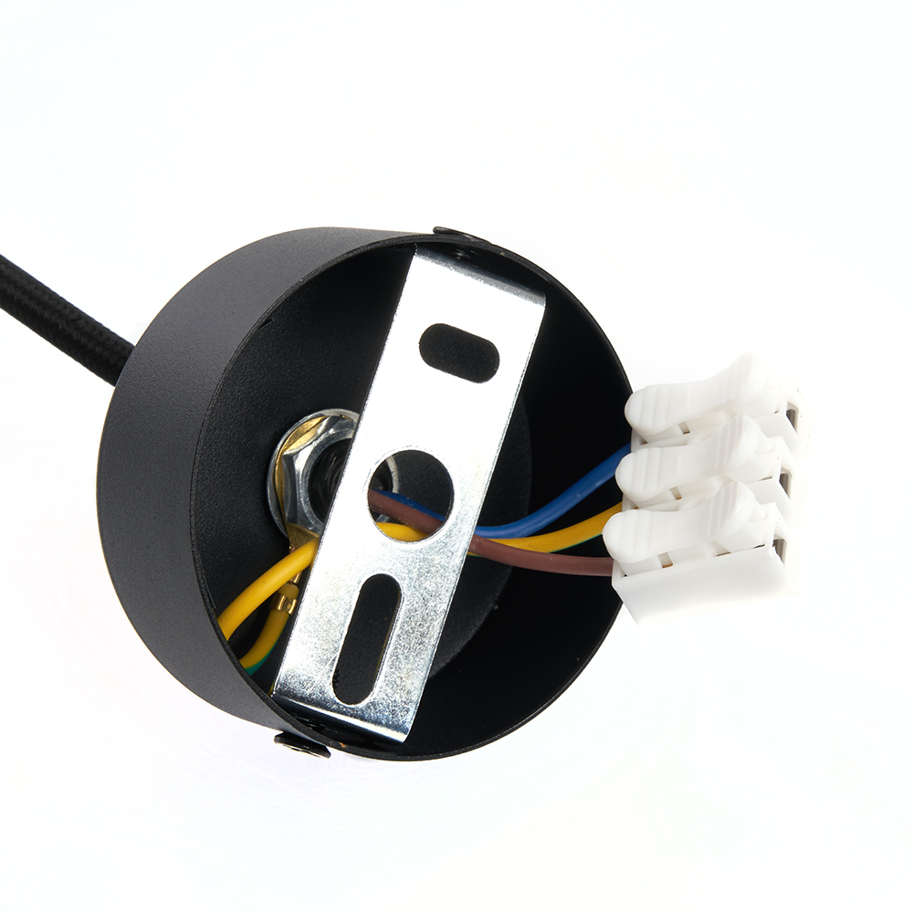 Светильник ДСО GU10 без лампы на подвесе черный