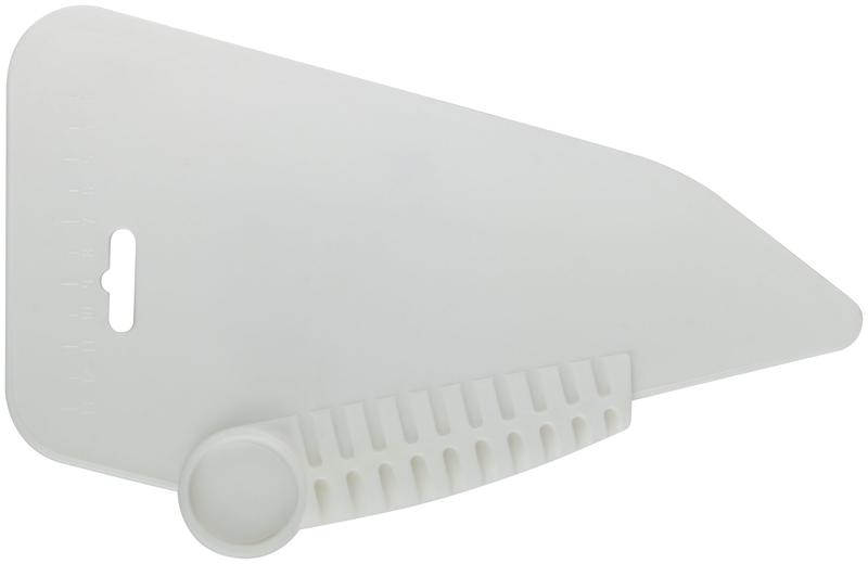 Шпатель прижимной для разглаживания обоев пластиковый 280мм бел. FIT 06905