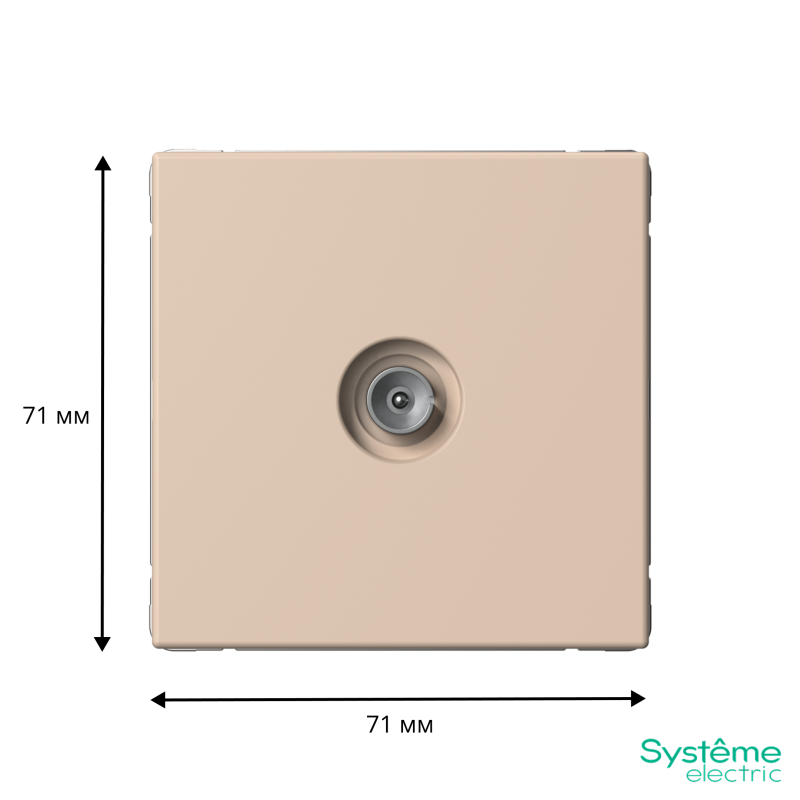 Антенна TV ArtGallery коннектор механизм песочн. SE GAL001293