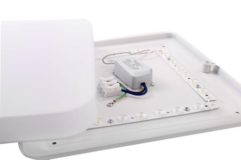 Светильник светодиодный LBS-8318 18Вт 6500К квадрат настенно-потолочный Ultraflash 15152