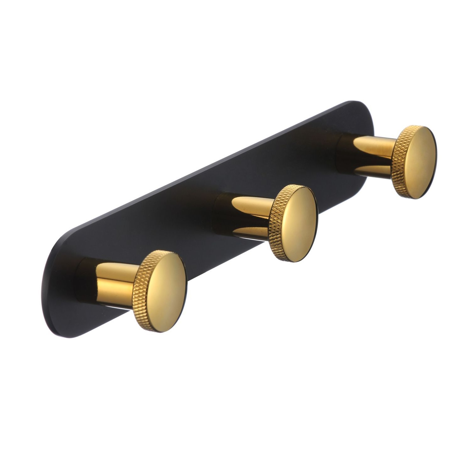 Планка с крючками Savol S-002173HB, черный/золото