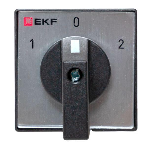 Переключатель кулачковый ПК-1-23 3п 10А "1-0-2" IP65 EKF pk-1-23-10-65