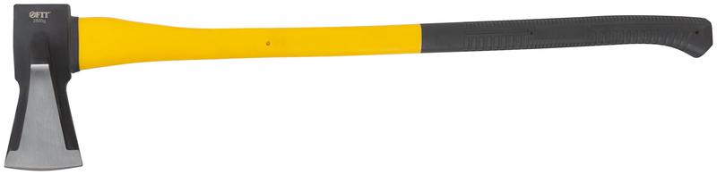 Топор-колун "ушастый" кованый 2500г фибергласовая длинная ручка FIT 46156