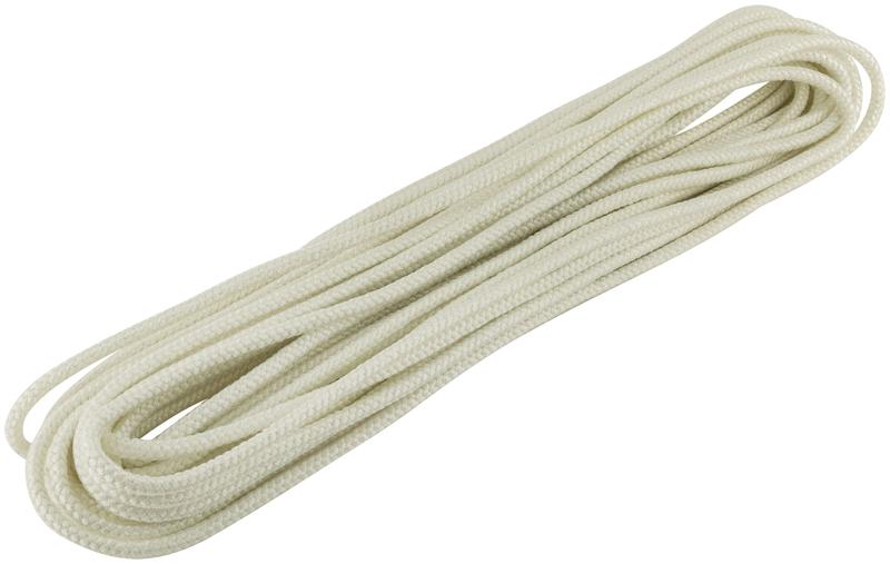 Фал капроновый плетеный 16-ти прядный с сердечником 10ммх20м р/н=800кгс КУРС 68418