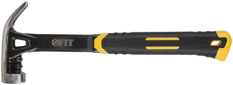 Молоток-гвоздодер Профи 450г цельнометал. FIT 44796