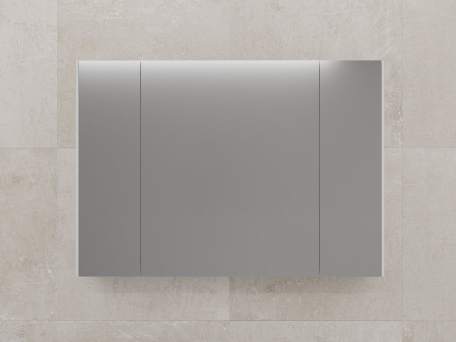 Зеркальный шкаф "ЛИМА 100" эмаль, белый матовый