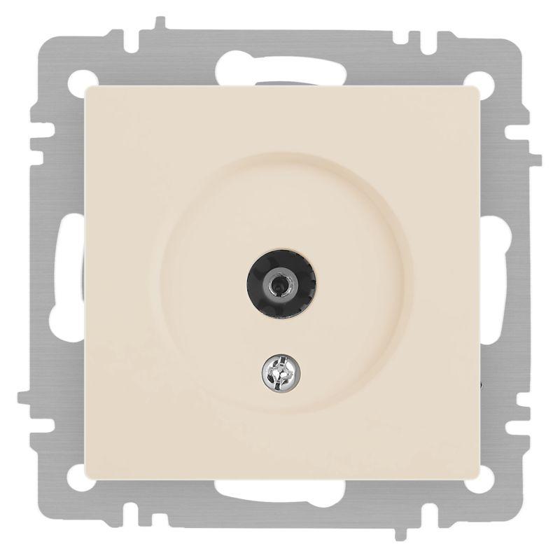 Розетка телевизионная одиночная TV СП Accent 6-301-02 IP20 сл. кость Intro Б0063605