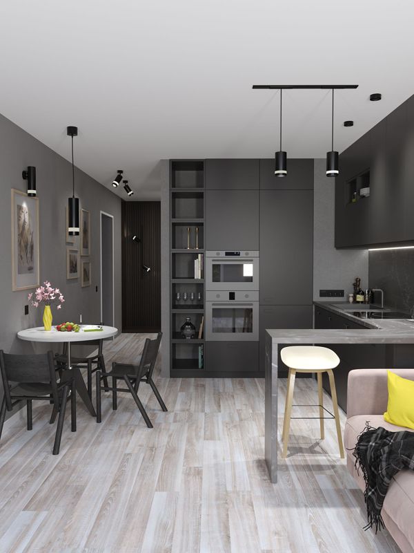 Светильник 4007 подвесной под лампу GU10 черн. IEK LT-UCB0-4007-GU10-1-K02