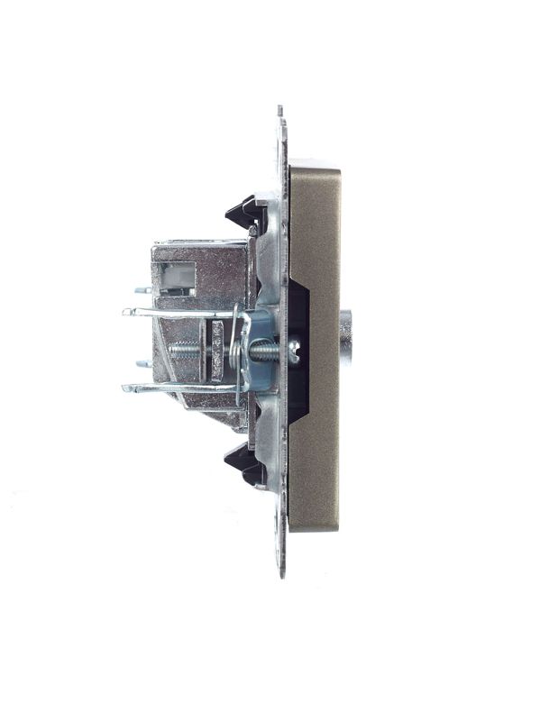 Розетка телевизионная оконечная TV СП Brite РТВ11-0-БрШ механизм шампань IEK BR-A10-O-K37