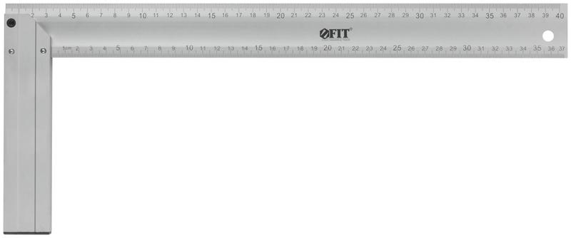 Угольник столярный литой профи 400мм алюм. FIT 19554