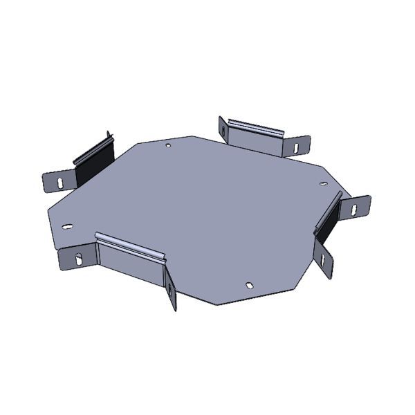 Ответвитель крестообраз. 50x300мм плоский EKF x5030007-FL