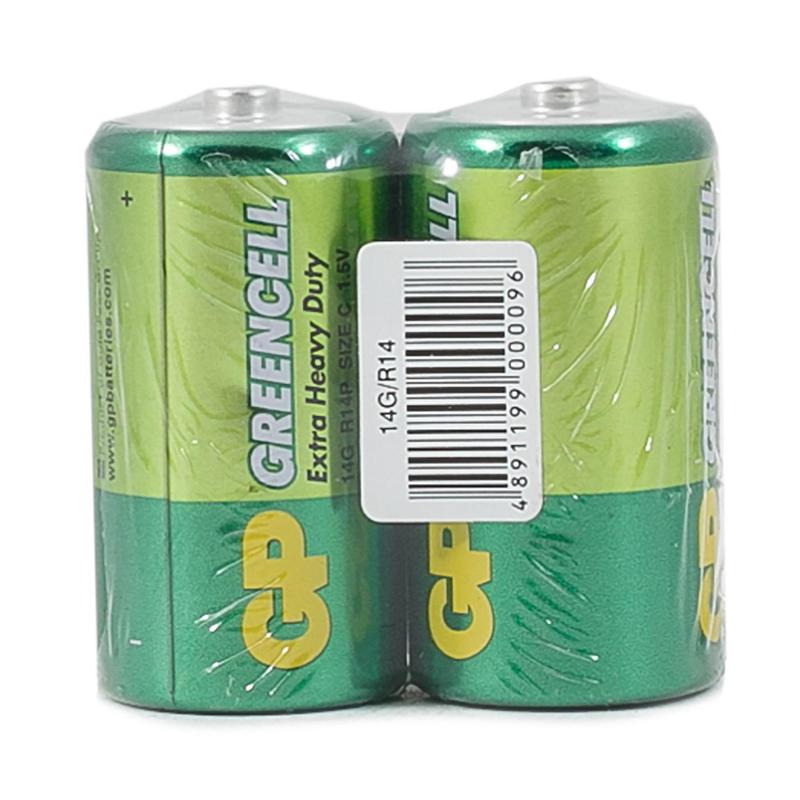 Элемент питания солевой C/R14 1.5В GreenCell (уп.2шт) GP 2686