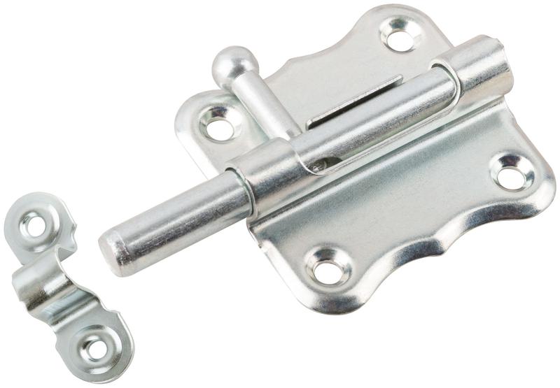 Шпингалет накладной 60мм цинк 66703