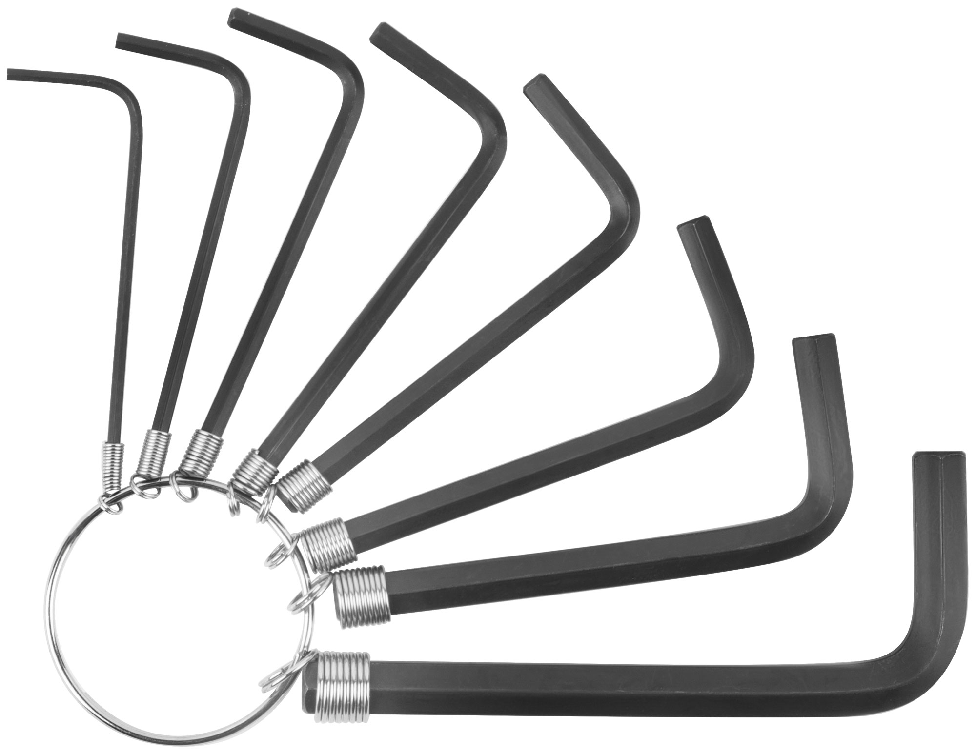 Ключи шестигранные HEX на кольце 8 шт.( 1,5-6 мм )