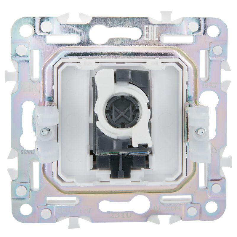 Розетка компьютерная RJ45 кат.5E SKANDY SK-K01Gr сер. IEK SK-K10-1-K03
