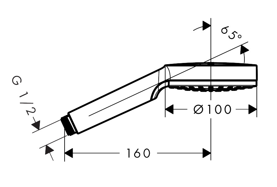 Душевая лейка Hansgrohe Crometta 1jet 26331400