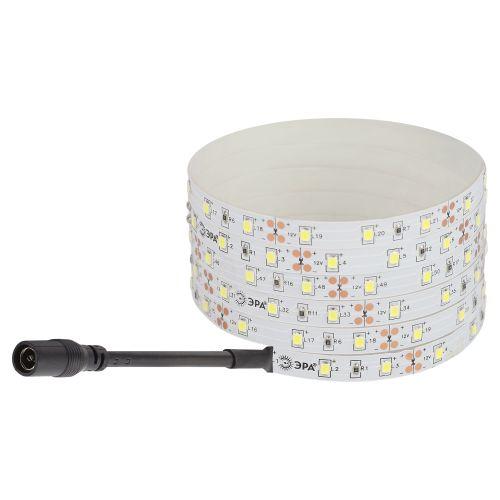 Комплект светодиодной ленты 2835kit-4.8-60-12-IP20-2700 тепл. бел. 12В (в комплекте: LED лента на двустороннем скотче; источник питания; коннекторы) (уп.5м) Эра Б0043062
