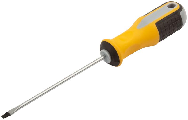 Отвертка "Старт" CrV сталь прорезиненная ручка 3х100мм SL FIT 55181