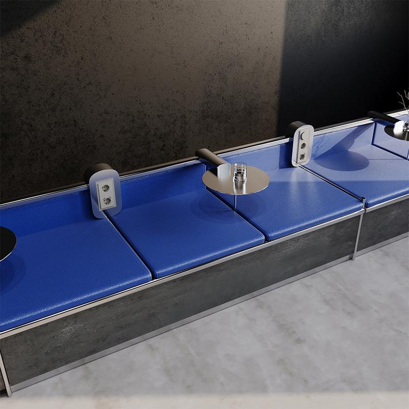 Рамка 3-м S70 стеклян. кашемир Voltum VLS110303