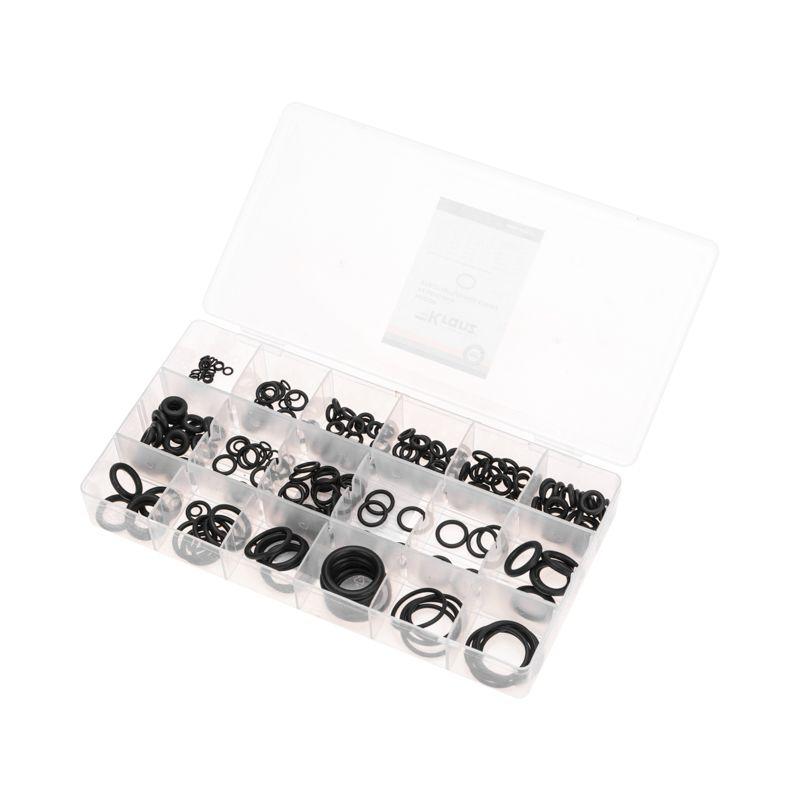 Набор резиновых уплотнительных колец 3-22мм (225шт/уп) Kranz KR-01-3101-17