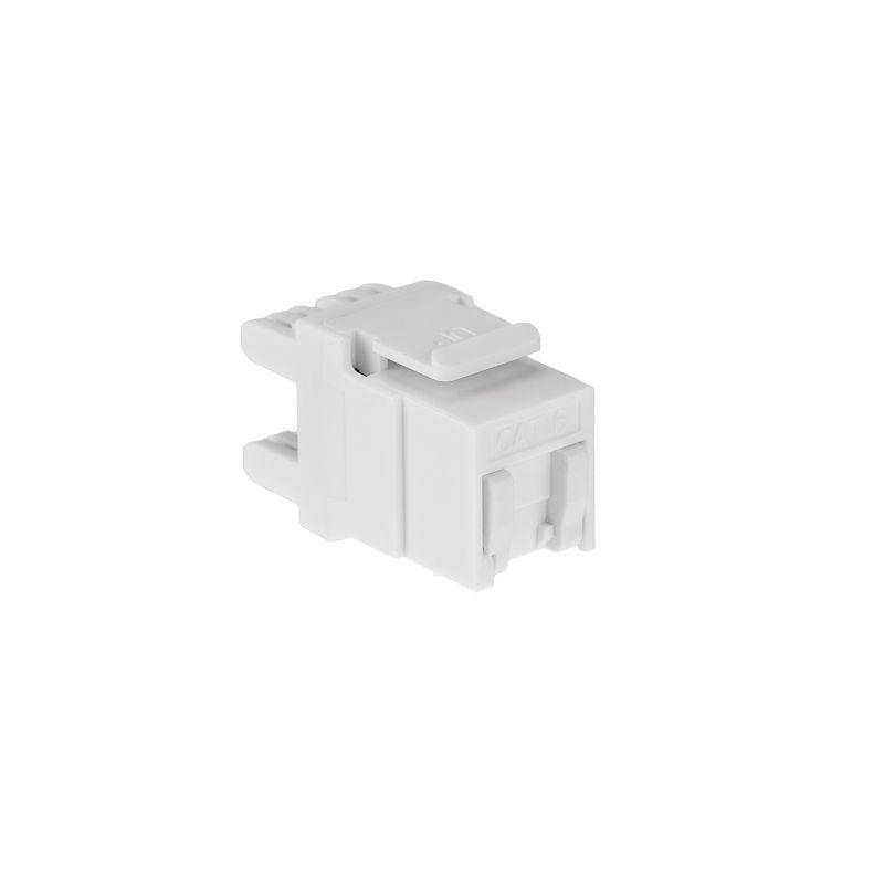 Модуль Keystone Jack RJ-45(8P8C) UTP неэкранир. кат.6 тип 180град. с пылезащитной шторкой бел. PRO Rexant 02-0254-1