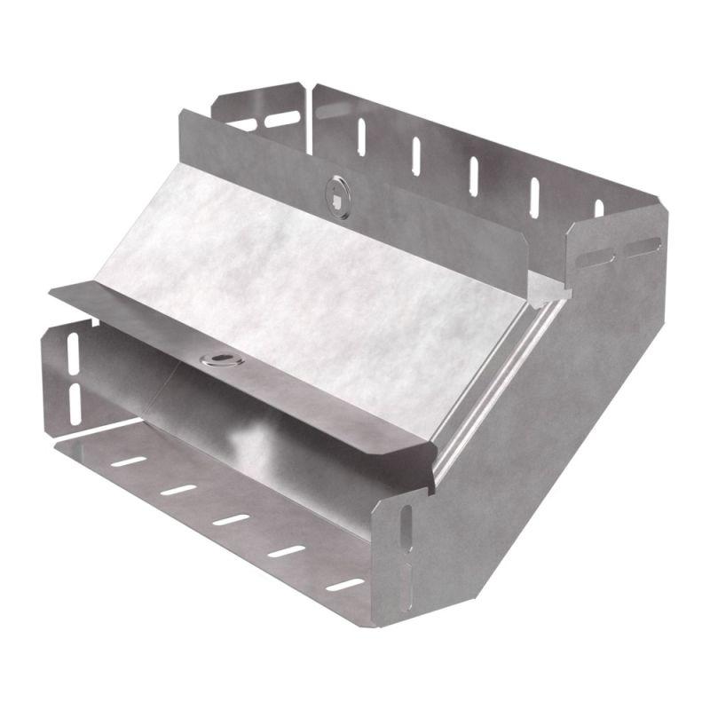 Угол для лотка вертикальный внутренний 90град. 300х80 с крышкой Стандарт Промрукав PR16.0447