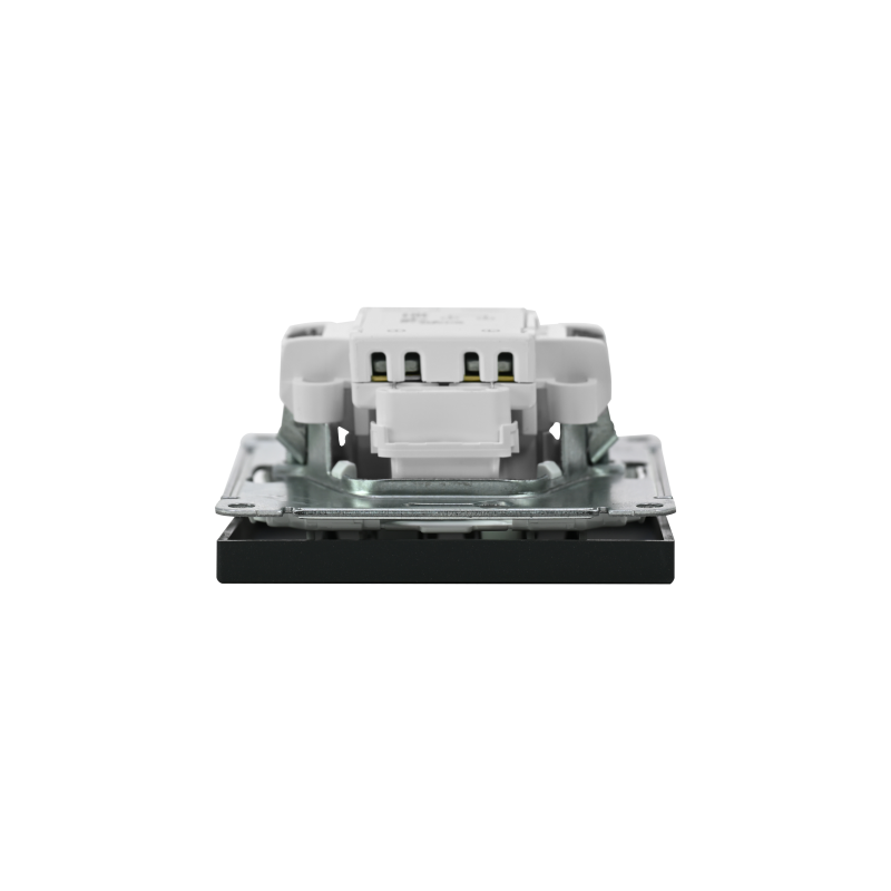 Выключатель кнопочный 1-кл. ArtGallery 10А с подсветкой механизм базальт SE GAL001416