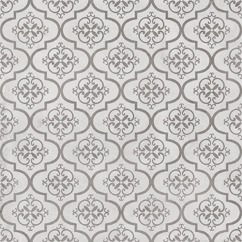 Керамогранит Карнаби-стрит орнамент серый 20х20, SG1576N