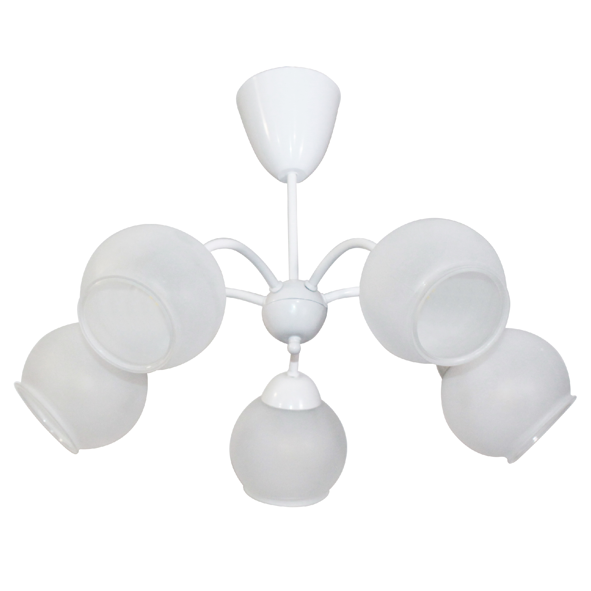 Светильник НСБ 01-5х60-119 Е27 Лера 157 бел. (Плафон 8248)