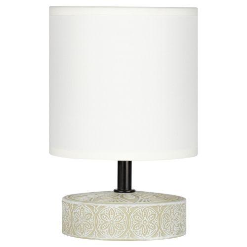 Лампа настольная Eleanor 7070-501 1хE14 40Вт керамика беж. бел. Rivoli Б0057269